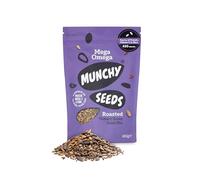 MUNCHY SEEDS Mega Omega, 7-Seed Mix with Sunflower, Pumpkin, and Hemp, Protein Snack, Plant-Based Fibre & Vitamin E, Gluten & Wheat Free, Vegan Snacks for Kids & Adults -Mega Pack, 450g