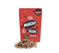 MUNCHY SEEDS Mild Chilli Sunflower, Pumpkin, Protein Snack, Seed Mix for Eating, Plant-Based Source of Protein, Fibre & Vitamin E, Mildly Spicy Flavour, Vegan Snacks for Kids & Adults - 125g