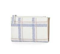 Mundi Delilah Mini Billfold Small Wallet for Women, Slim Credit Card Holder with Zipper Coin Pocket, Bifold Compact Womens Wallet with ID Window, Hemingway Plaid
