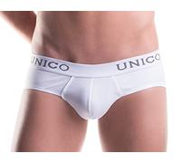 Mundo Unico Men's Brief Profundo, White, L