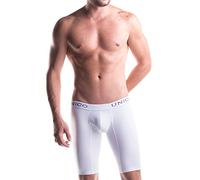 Mundo Unico Men's Cristalino Microfiber Boxer Brief, White, Large, White, L