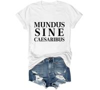 Mundus Sine Caesaribus Shirt, A World Without Caesars T-Shirt, Unisex White