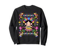 Muñeca Lele Mexican Maria Women Muñequita Mexicana Girl Sweatshirt