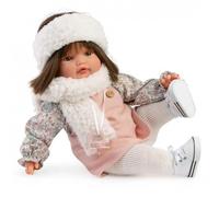 MuÑecas Antonio Juan Beni Crying Doll In Pinafore Pink Kids
