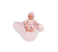 MuÑecas Antonio Juan Bimba Llorona Quilted Blanket Baby Doll 37 Cm Pink Kids