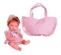 MuÑecas Antonio Juan Newborn Toneta With Bag Baby Doll