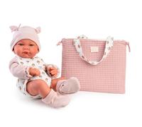 MuÑecas Antonio Juan Nica Newborn Doll Diaper Bag Pink Kids