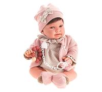 MUÑECAS ANTONIO JUAN S.L. - Newborn Pipe Jacket Pink Doll, Multicolor (33006)