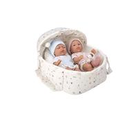 MuÑecas Arias Elegance Pillines With Carrycot Vinyl Body Baby Doll 26 Cm