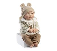 MuÑecas Guca Leo Hand-painted Baby Reborn Hairless 42-46 Cm Beige Kids