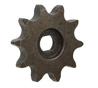 MUNEFE 10 Teeth Bike Sprocket, Bike Motor Chain Sprocket, Speed Reduction Motor Pinion Gears for Gear Motor Drivetrain Compnts