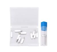 MUNEFE 10Pcs Cutting Blade Replacement, Replacement Cutting Blades 45° High Hardness Accessory with Holder for CRICUT Joy