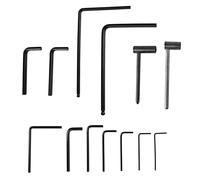 MUNEFE 13 Pieces Guitar Wrench Set, Hex Spanner Kit, Guitar Repair Tool for Electric Guitars Neck Strings Bridges Adjustment