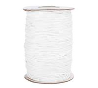 MUNEFE 160m Color Wax Line, Wax Cotton Thread, Necklace Cotton Thread, Suitable for Meeting All Handicraft Requirements (27# White)