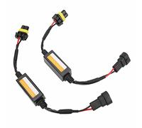 MUNEFE 2PCS LED Headlight Decoder, LED Headlight Canceller, LED Headlight Resistor, Suitable for Headlights, 9005, 9006, 90012 Bulbs, Etc
