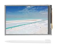 MUNEFE 3.5inch RPi Display, HD Color Screen Module, Resistive Touch Screen Video Photo Display System Module for Replace