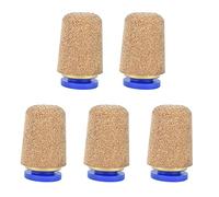 MUNEFE 5Pcs Air Pneumatic Mufflers, Pneumatic Exhaust Muffler, Pneumatic Silencers Power Tool for Various Scenes Such As Cylinders and Pneumatic Tools
