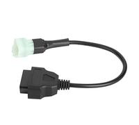 MUNEFE 6 PIN to 16 PIN Adapter Cable, OBD2 Engine Fault Diagnosis and Detector, 6 Pin to 16Pin Motorcycle Diagnostic Cable Fits for Motorcycles
