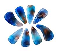 MUNEFE 8Pcs Finger Picks, String Nail Covers, Silicone Practice Nail Protectors for String Instrument Replacement Parts (Tides Color)