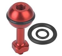 MUNEFE Aluminum Alloy Diving Bracket, Ball Head Base Mount, Diving Ball Clips Mount, Suitable for Most Camera Equipment (Red)