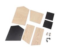 MUNEFE Bat House Kit, Wooden Double Chamber Bat Box Shelter, Handcrafted Wooden Bat Houses Box for Outdoors Garden