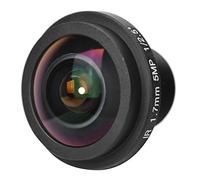 MUNEFE CCTV Lens, Fisheye Camera Lens, Full Visioning Fisheye Lens, Suitable for 1/3-inch and 1/4-inch CCD