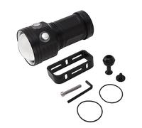 MUNEFE Diving Video Light, Underwater Flashlight, Scuba Diving Flashlight, Suitable for Diving, Camping, Night Fishing, Spelunking, Etc