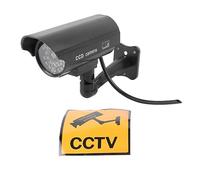 MUNEFE Dummy Security Camera, Decoy Security Camera, Dummy Cameras for Outside, Suitable for Homes, Shops, Offices, And More