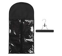 MUNEFE Hair Extensions Storage Bag, Wig Dust proof Storage Bag, Portable Wig Storage Bag, Suitable for Storing Wigs In Various Scenes (Negro)