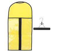 MUNEFE Hair Extensions Storage Bag, Wig Dust proof Storage Bag, Portable Wig Storage Bag, Suitable for Storing Wigs In Various Scenes (Amarillo)