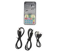 MUNEFE Handheld Voice Changer, Portable Multifunctional Voice Disguiser, 8 Sound Effects Sound Changes Sound Card for PC