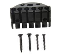 MUNEFE Headless Guitar Bridge, 6 String Guitar Bridge, Electric Guitars Bridges Replacement for Electric Guitars