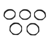 MUNEFE Microphone Anti Roll Rings, Anti Slip Shockproof Mic Rings, Silicone Round Mic Anti Slip Rings Set for KTV Parties Conference Rooms