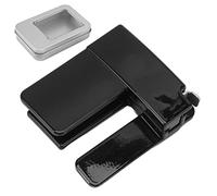 MUNEFE Multi Function Belt Clip Buckle, Waist Shrink Clip Buckle, Cordless Buckles Belt Clips for Skirts Shorts Jeans Belt Buckles Clips (Black)
