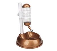 MUNEFE Pet Standing Water Dispenser Bowl, Height Adjustable Multifunction Dog Automatic Water Food Feeder with Detachable Pole
