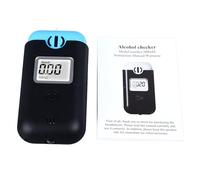 MUNEFE Portable Breathalyzer Tester, Drunk Driving Tester, Blowing Type LCD Screen Handheld Breath Detector for Traffic Inspection MR688