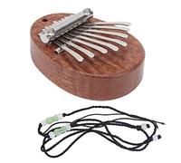 MUNEFE Thumb Piano, Finger Piano with 8 Keys, Solid Mahogany Finger Thumb Piano for Kids Adults Friends Beginners on Holiday