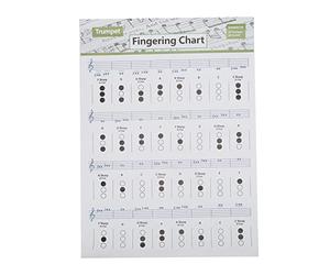 MUNEFE Trumpet Fingering Guide, Trumpet Chord Chart, Trumpet Note Reference for A Comprehensive Understanding Of Trumpet Playing Techniques (Mesa de acordes pequeña (tamaño pequeño)) (Pequeño reloj