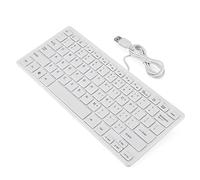 MUNEFE Wired Keyboard, Computer Keyboards, USB Keyboard, Suitable for Providing Broad Compatibility with A Wide Range Of Devices (White)