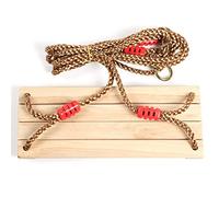 MUNEFE Wooden Swing Chair, Tree Swings for Outdoor, Door Way Swing, Ideal for Adding a Touch Of Rustic Elegance To Any Space