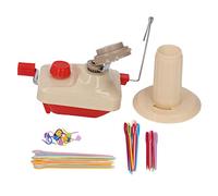MUNEFE Yarn Winder, Yarn Ball Winder, Hand Operated Yarn Ball Winder, Plastic Needle Yarn Ball Winder Set for Craft Projects