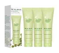 Mung Bean PH-Balanced Cleansing Foam, Mung Bean Soothing Moisturizing Face Wash, Exfoliator and Pore Deep Cleansings, Ph Balanced Cleansing Fragrance Free Sensitive (3pcs)