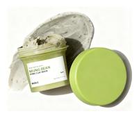 Mung Bean Pore Clay Mask - 3-Minute Rapid Deep Cleansing Face Mask for Blackheads & Sebum Control - Vegan, Gentle Exfoliating Kaolin Clay Mask - Pore Minimising & Brightening, 90g
