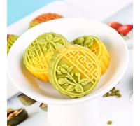 Mung＆red bean paste cake, ready-to-eat chestnut mung bean cake, instant breakfast cake Dim sum, moon cake, healthy fruit snack gift, sweet candies, purple potato cake (Mung Bean&Chestnut,500g)