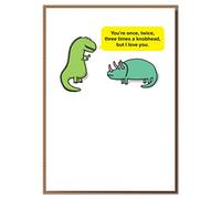 Mungo And Shoddy"Three Times A Knobhead." Funny Greeting Card