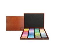 Mungyo Gallery Soft Oil Pastels Wood Box Set of 72 - Assorted Colors (MOPV-72W)