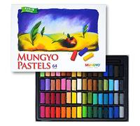 Mungyo Soft Pastel Square Chalks Non-Toxic - Pack of 64 Assorted Colours (B441R078-7003A)