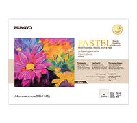 MUNGYO Professional Pastel Paper Pad A4 Size for Oil Pastel, Dry Pastel 30 Sheets (White)