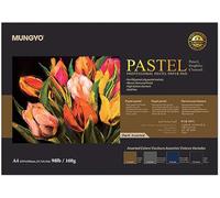 MUNGYO Professional Pastel Paper Pad. A4 Size Oil Pastel Paper, 30 Sheets (Assorted Dark Color), Drawing Board, Artist Paper, Art & Crafts, Hobby