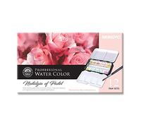 Mungyo Professional Solid Water Colors 12 Pan Colors Pastel Tone